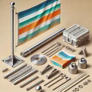 تجهیزات برای نصب پرچم ساحلی