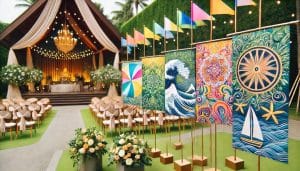 پرچم ساحلی در مراسم