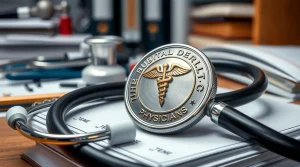 بج سینه برای پزشکان یک عدد بج سینه پزشکی با گوشی پزشک