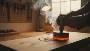 مهر داغی برای چوب